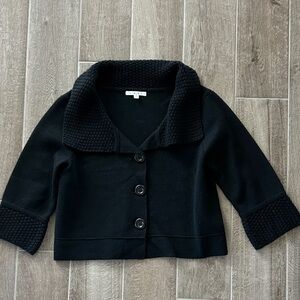 Cabi Black Sweater Women’s Medium Classic Knit Layer